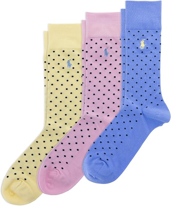 POLO RALPH LAUREN Men's Argyle Slack Socks 3 Pack