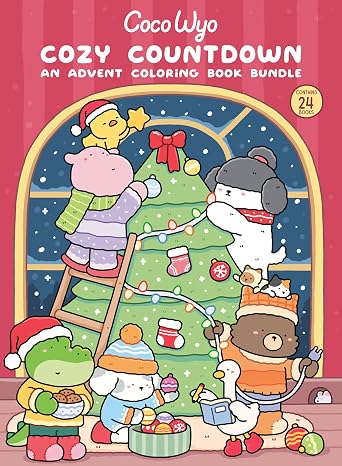 Cozy Countdown: An Advent Coloring Book Bundle