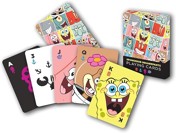 SPONGEBOB SQUAREPANTS Playing Card Deck - Officially Licensed