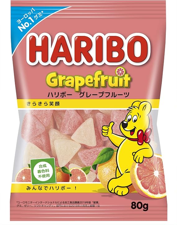 Haribo ハリボー グレープフルーツ 80g ×8袋