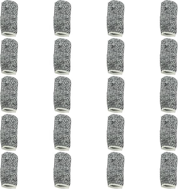 20pcs Not Slip Finger Covers Thumb & Finger Protectors Set for Safe Handling in Metalworking & Culinary Environment Not Slip Finger Guards