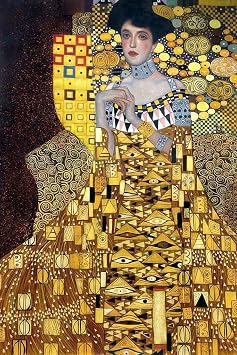 Gustav Klimt Portrait of Mrs Adele Blochbauer Art Nouveau Prints and Posters Gustav Klimt Wall Art Fine Art Wall Decor Women Landscape Abstract Painting Cool Wall Art Print Poster 12x18