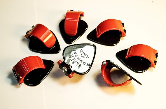 Black Mountain Thumb Picks, Spring Loaded for a Perfect Fit - Heavy Gauge