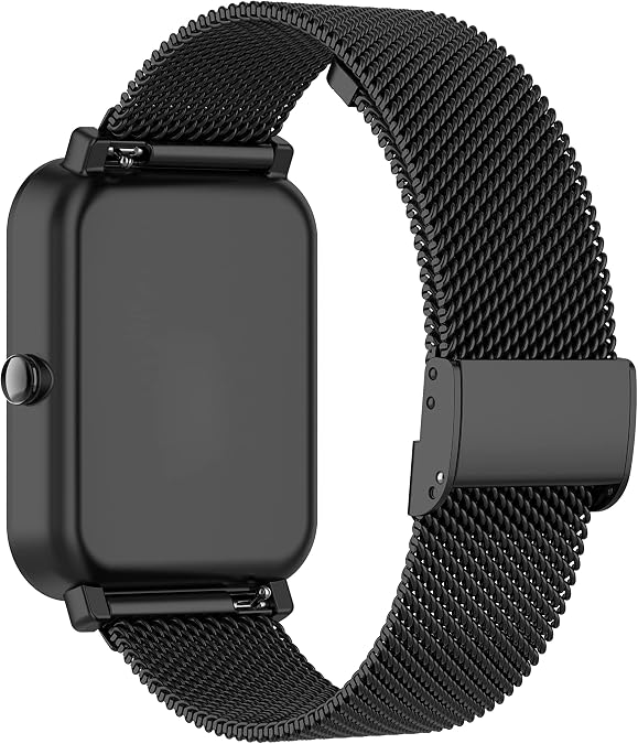 Metal Loop Band Compatible for Garmin Venu X1 Adjustable Stainless Steel Replacement Wristbands, Quick Release Watch Strap for Venu X1 Smart Watch