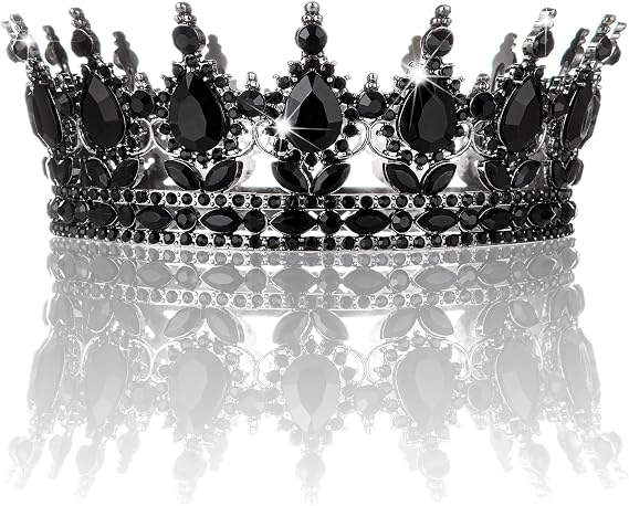 Nackiy Birthday Tiara Crown for Women Crystal Queen Bridal Headband