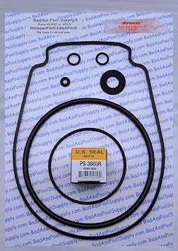 Saltwater O-Ring Rebuild Repair Kit for Pentair WhisperFlo IntelliFlo, for Pumps Built 2-1-2008 and Later, Kit 32. This Includes The #1 Choice of Shaft Seals from US Seal Mfg.