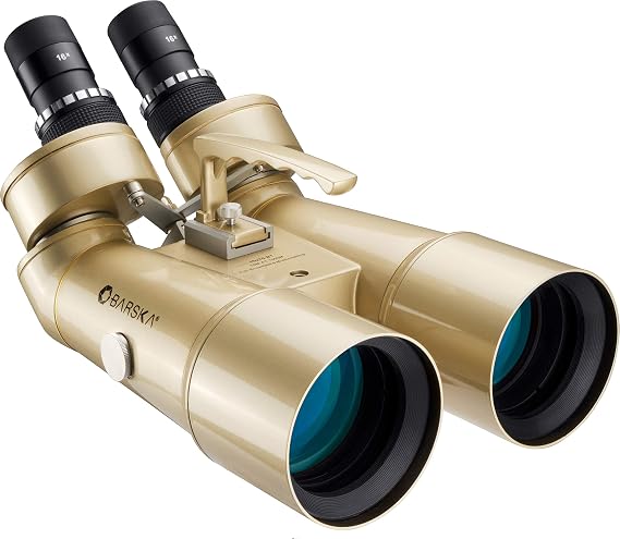 Barska 16x70 Encounter Jumbo Binocular Telescope Waterproof, BAK-4 Prisms, Fully Multi-Coated Optics, Tripod Adaptable, Long Range for Celestial & Terrestrial Viewing | 16x magnification with 70mm objective lenses and waterproof metal body for stargazing, terrestrial viewing and astronomy