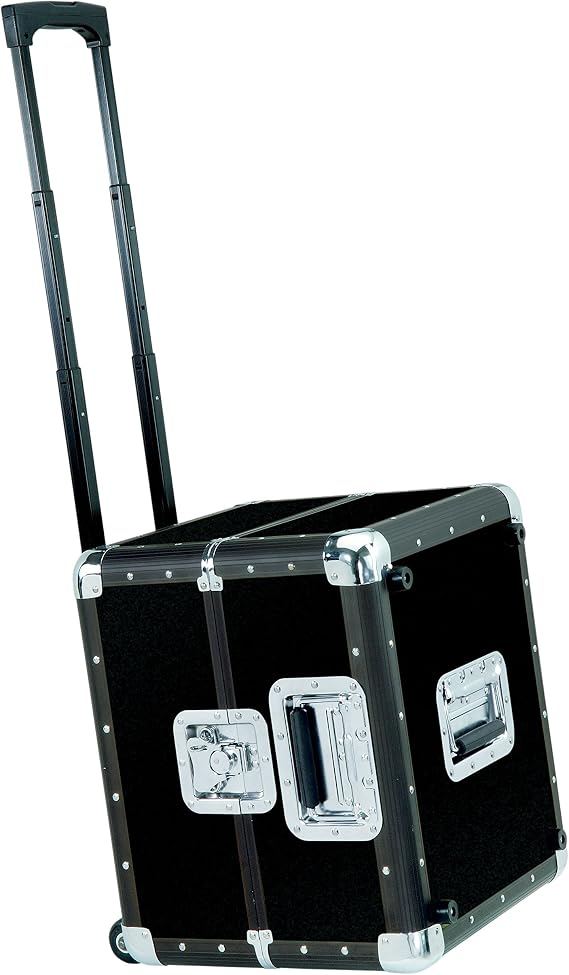 Reloop 120 Trolley Record Case - Classic Record Case with Trolley Frame,