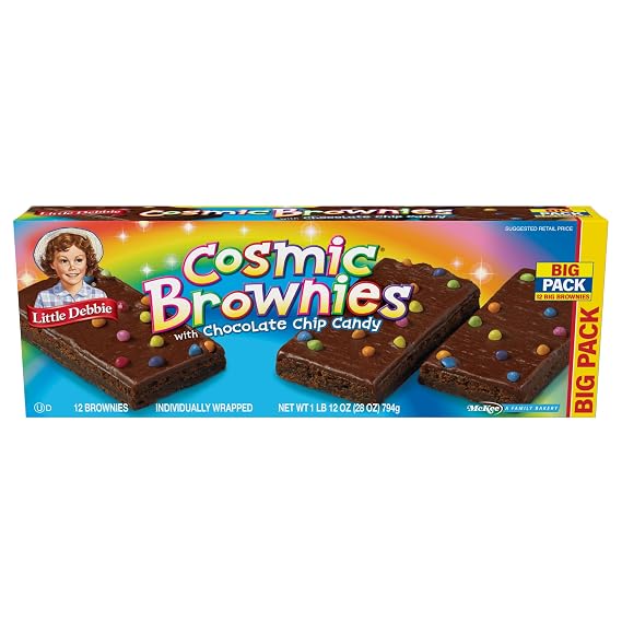 Little Debbie Cosmic Brownie Big Pack, 28 oz Box