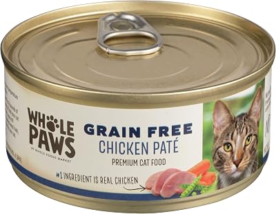 Whole Paws, Grain-Free Wet Cat Food, Chicken Paté, 5.5 Ounce