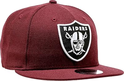 New Era Authentic Exclusive Raiders 9Fifty Snapback Adjustable Hat - OSFM Maroon