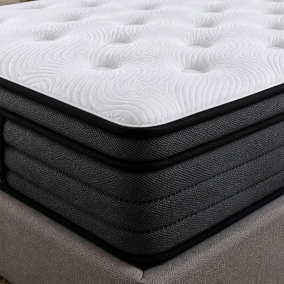 SANA SLEEP 4FT Small Double Mattress,9 Zone Orthopedic Small Double Mattress, Comfortable Home Pocket Spring Mattress, Breathable Anti-Slip Design for Undisturbed Sleep,120x190x25 cm