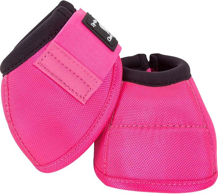 Classic Equine Dynohyde No-Turn Bell Boot Hotpink M