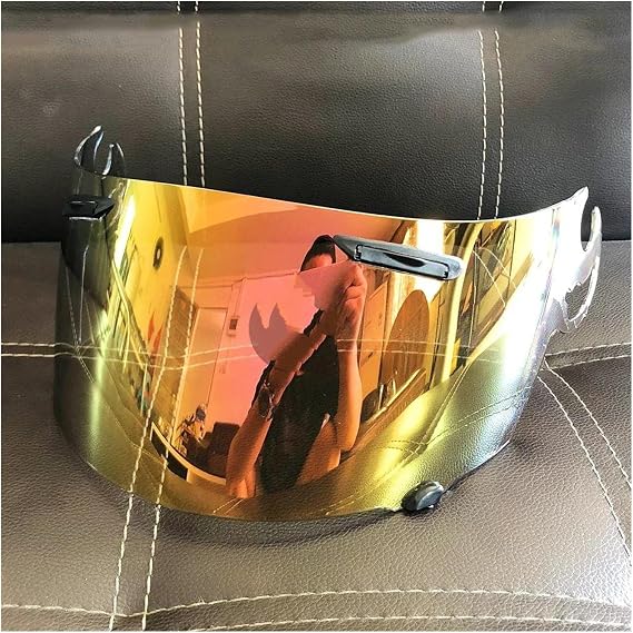 Motorcycle Helmet Visor, Full Face Lens Plating Case for ARAI RR5 RX7-GP Quantum ST RX-Q Chaser-V -V Axces 2 Visor(Color)
