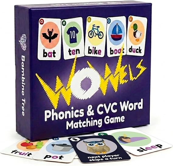 WOWELs Phonics and Vowel Sounds Card Game