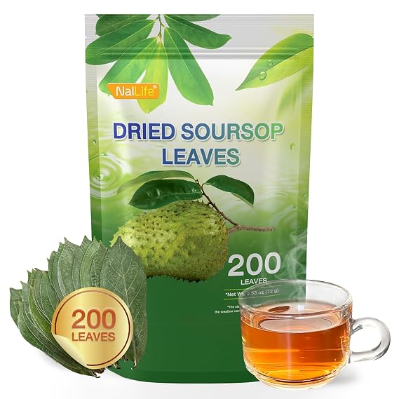 NalLife Soursop Leaves Tea - 200 Dried Leaves for Tea