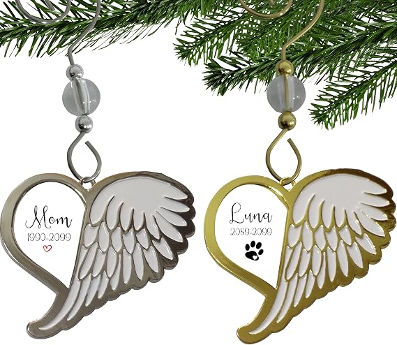 Personalized Angel Ornament- Angel Wing Ornament