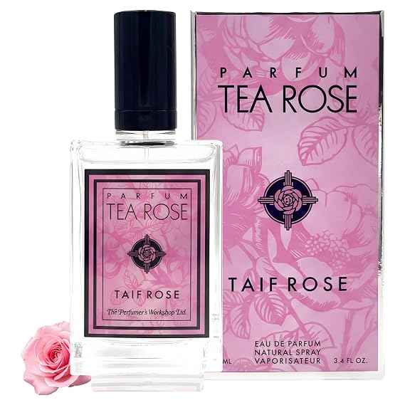 Perfumer's Workshop Taif Rose Eau de Parfum Spray, 3.4 fl oz | EDP Fragrance for Women, Floral Scent Spray, Soft Fruity Rose Perfume Mist