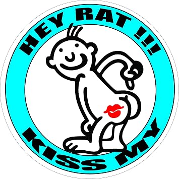 3pcs Pro Union No Rats Stickers Toolbox & Welding Helmet Stickers for Men Vinyl Mens Sticker Pack Funny Helmet Sticker for Adults (Normal, Blue)