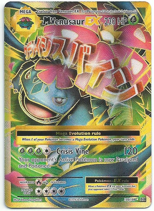 Pokemon - Mega-Venusaur-EX (100/108) - XY Evolutions - Holo