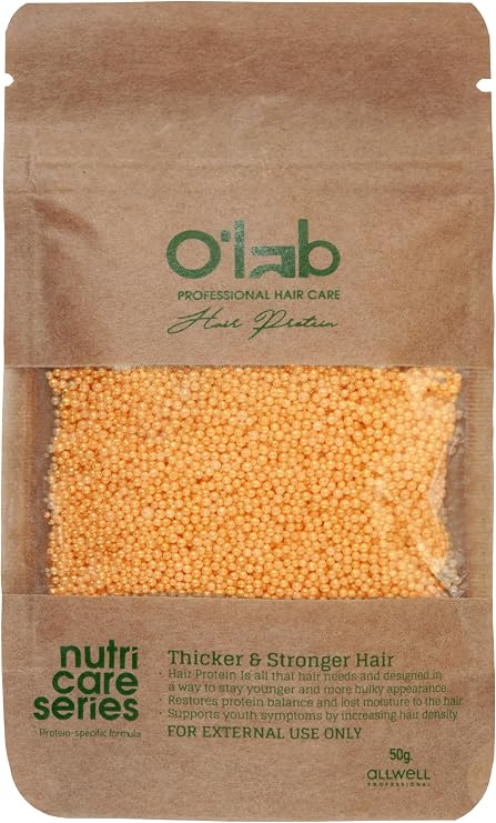 O'lab Protein Bazlı Saç Bakım Tozu 50 g | Boyalı Saçlar İçin Onarıcı, Hacim Veren ve Yıpranma Karşıtı Saç Proteini