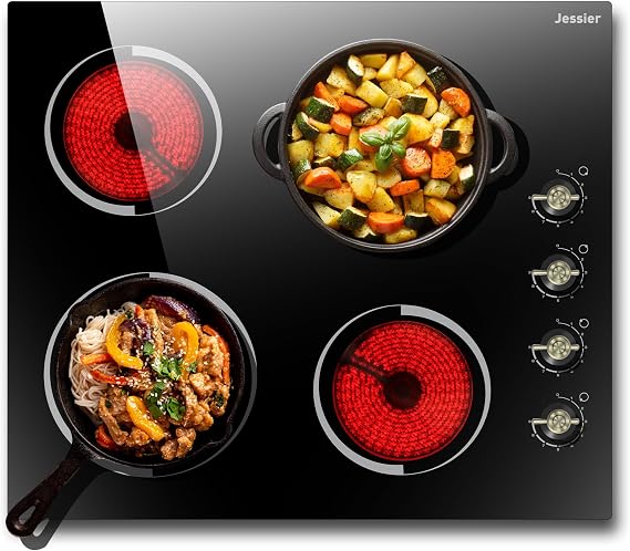 Electric Cooktop 24 Inch 6000W 220V Built-in