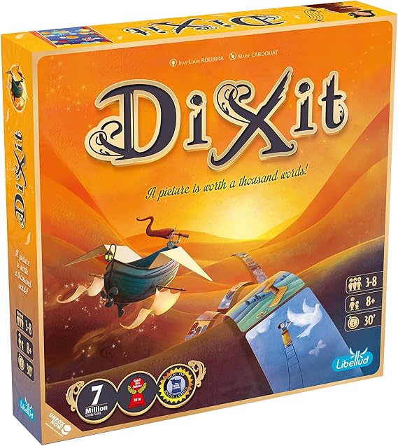 Asmodee | Dixit – The Dreamlike Storytelling Board Game for 3–8 Players | Simple to Learn with Stunning Art & Brilliant Creativity | For Games Nights, Family Gatherings & Parties | Ages 8+ | 30 Mins