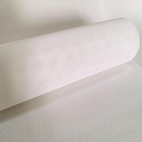 Needlepoint Canvas 18 Mesh - 20x18 Inch Blank White Embroidery Canvas