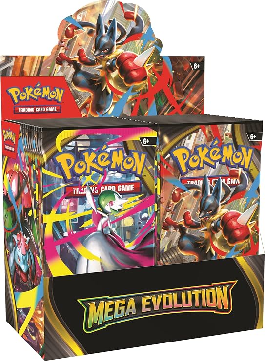 Pokemon TCG: Mega Evolution Enhanced Booster Display Box, 180 Cards