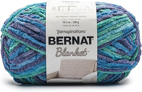 Bernat Blanket Yarn, Ocean Shades