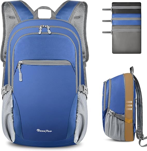 Seektop Lightweight Packable Hiking Backpack Expandable 20L-28L