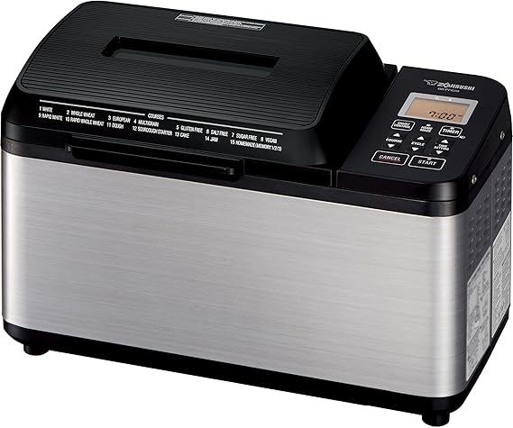 Zojirushi BB-PPC20BA Home Bakery Virtuoso Plus Breadmaker, PFAS Free