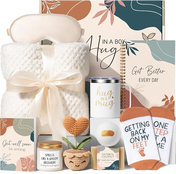 Get Well Gifts Basket for Women After Surgery Recovery Cancer Care Package