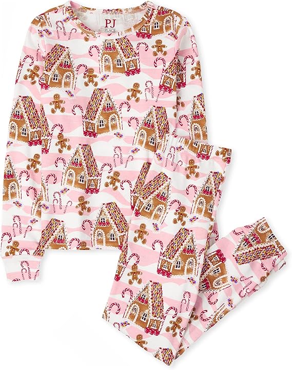 The Children's Place Family Matching Christmas Pajama Sets, Cotton