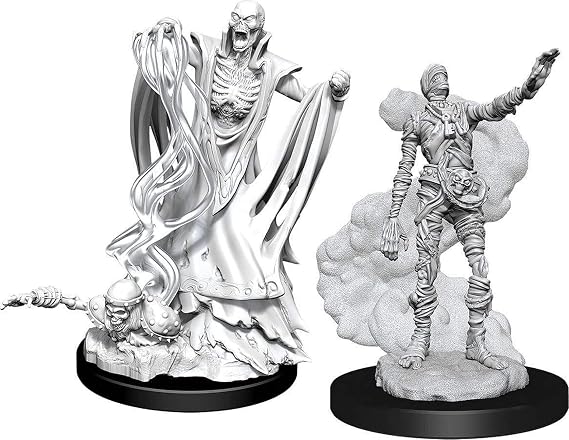 WizKids D&D Nolzurs Marvelous Upainted Miniatures: Wave 11: Lich & Mummy Lord