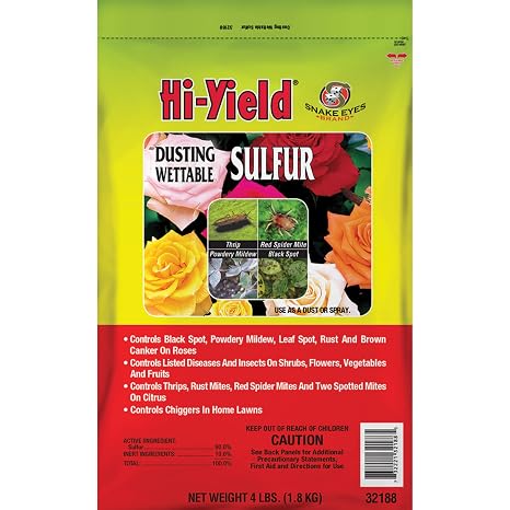 Hi-Yield (32188) Dusting Wettable Sulfur, 4 lb