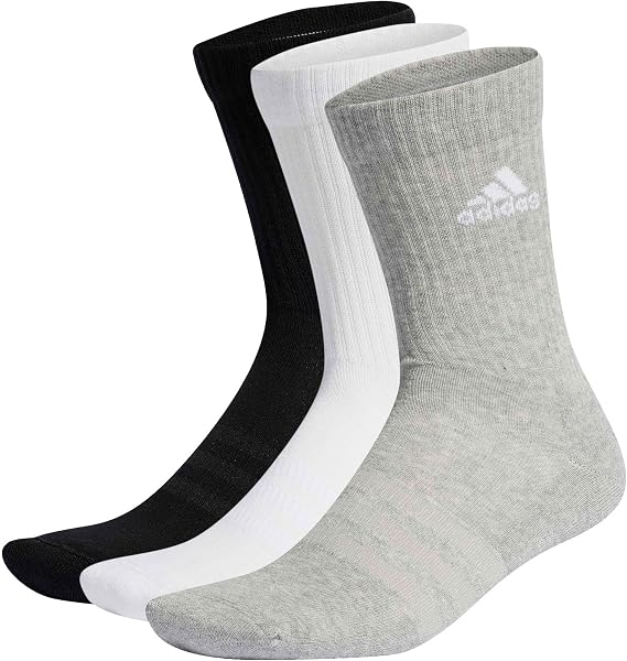 adidas Unisex Cushioned Crew Socks 3 Pairs Socks (pack of 3)