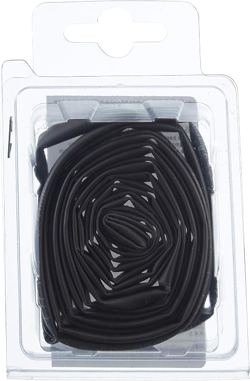 Tek-İş 523594 Isı İle Daralan Makaron 1/4 - 6.4 Mm, Siyah, 2 Metre