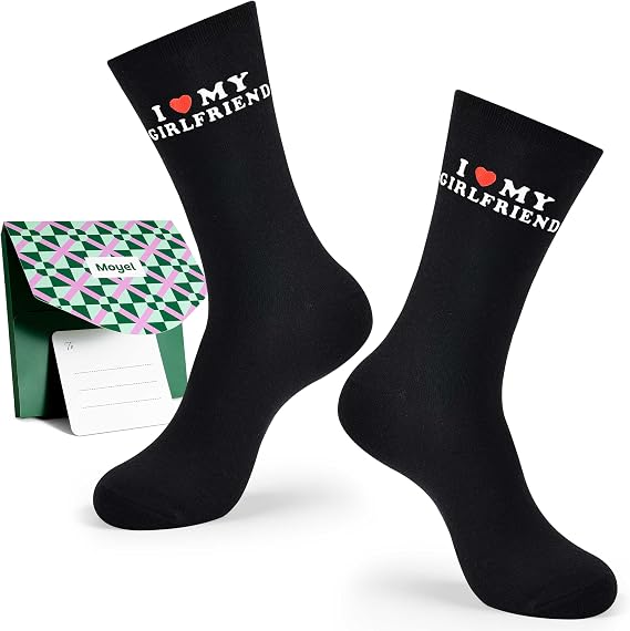 Moyel Gifts for Boyfriend Socks Funny Anniversary Birthday Present for Him