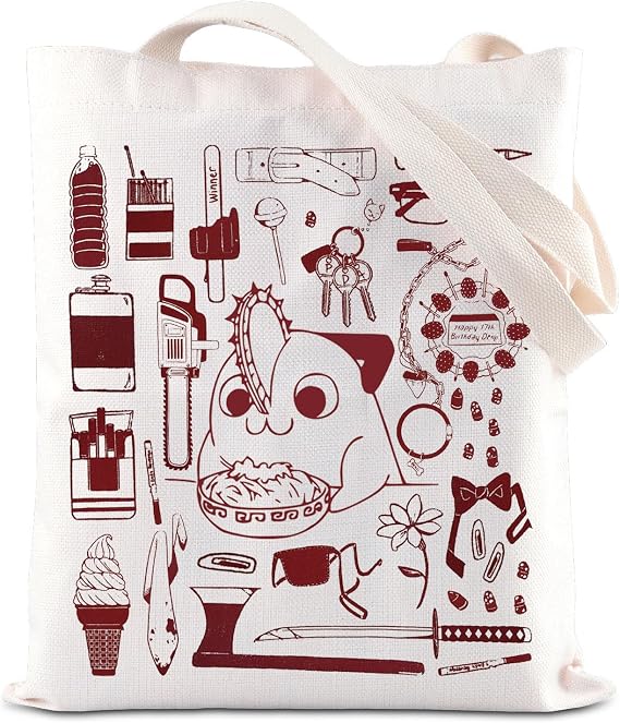 FOTAP Cartoon Inspire Shoulder Bag Demon Dog Lover Merch Tote Bag Anime Manga Gift Bloody Puppy Fan Gift