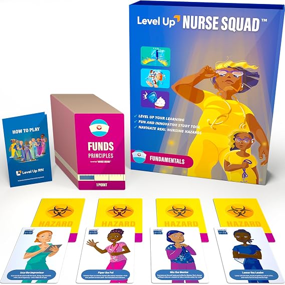 Nursing School Flash Cards Game Nursing School Exam Prep Nursing Student Essentials Prepare for 2026-2027 NCLEX ATI HESI Exams (Fundamentals)