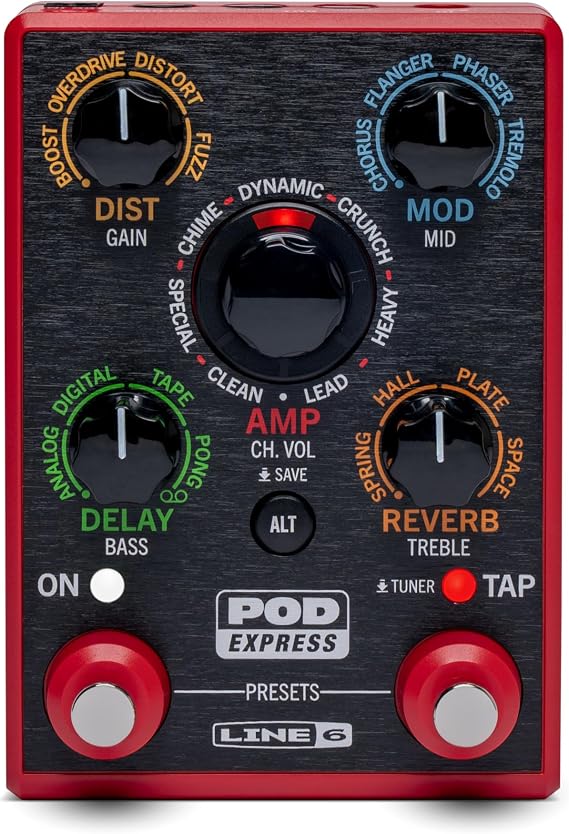 Line 6 Amplifier Simulator Amplifier/Effect Processor Multi Effector POD EXPRESS GUITAR