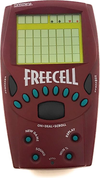 Radica Handheld FreeCell Solitaire Game - 8019