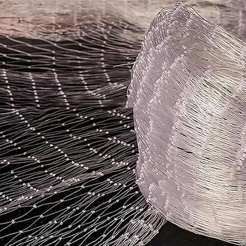 Balcony Net,Balcony Safety Net Heavy Duty Anti Bird Netting Fence for Prevention Squirrels Deer, Cuttable Trellis Cover(2x2m(6.5x6.5ft))