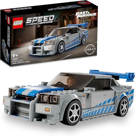 LEGO Speed Champions Faster Furious Nissan Skyline GT-R (R34) 76917 (319 Tracks)