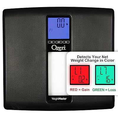 Ozeri WeightMaster II 440 lbs Body Weight Scale, Step-on Bath Scale with BMI and Weight Change Detection