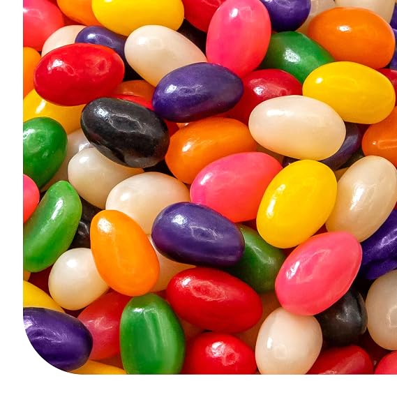 Jelly Beans, Chewy Candy, Assorted Fruit & Licorice Flavors - 2 Lb Pack
