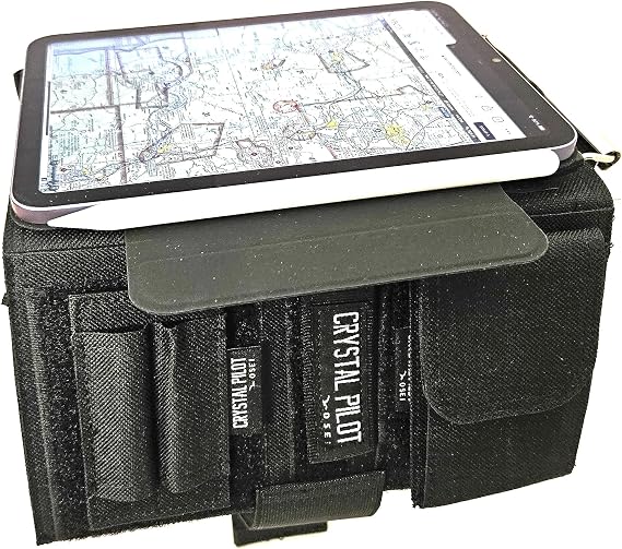 Crystal Pilot Kneeboard to iPad Mini6,with Aluminum Clipboard & VFR Placard