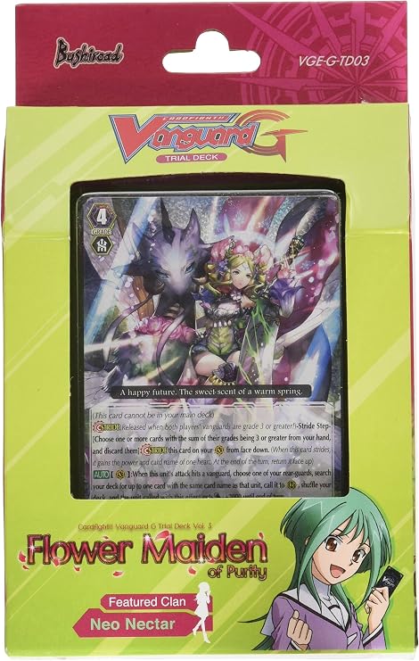 Flower Maiden of Purity - Cardfight Vanguard G Gear Chronicle TCG English VGE-G-TD03 Starter Trial Deck - 50 cards