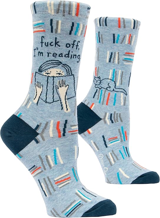 Hi. I Don't Care Crew Socks